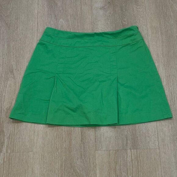 Herman Geist, Vintage Spring Green Front Pleated Athletic Golf Skort Women's 4 - Picture 2 of 14